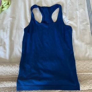 ROYAL BLUE LULULEMON TANK TOP